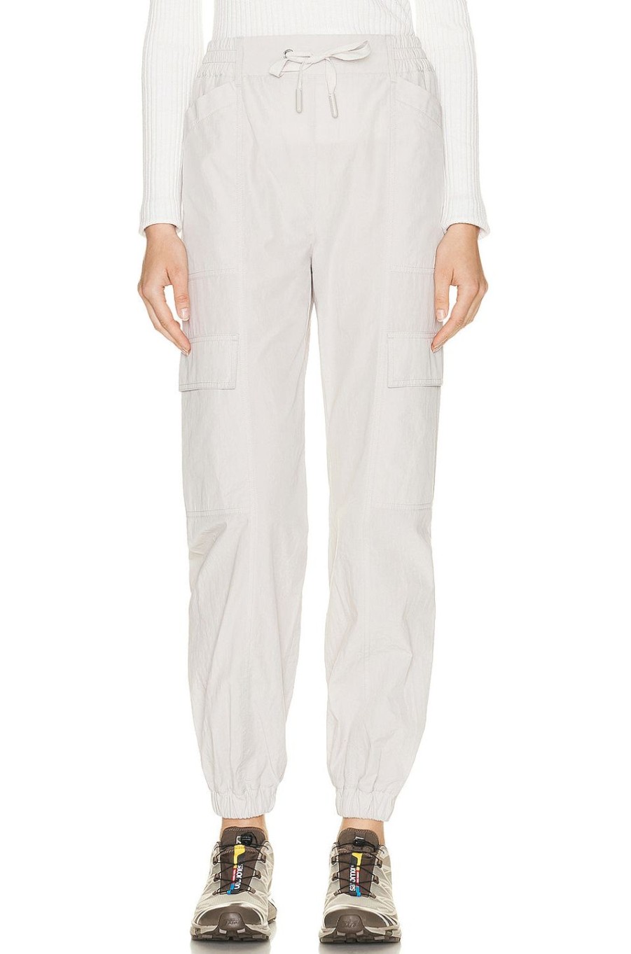 Women Moncler Pants | Cargo Trouser Grey