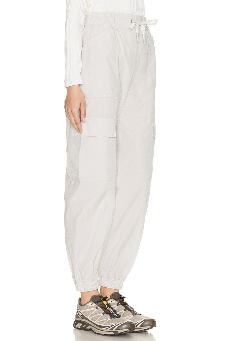 Women Moncler Pants | Cargo Trouser Grey