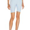 Women WARDROBE.NYC Activewear | Bike Short Light Blue