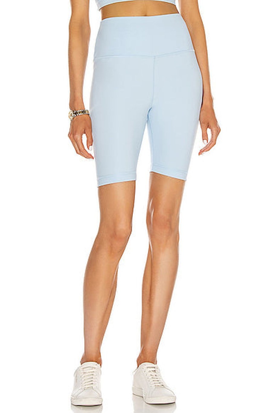 Women WARDROBE.NYC Activewear | Bike Short Light Blue