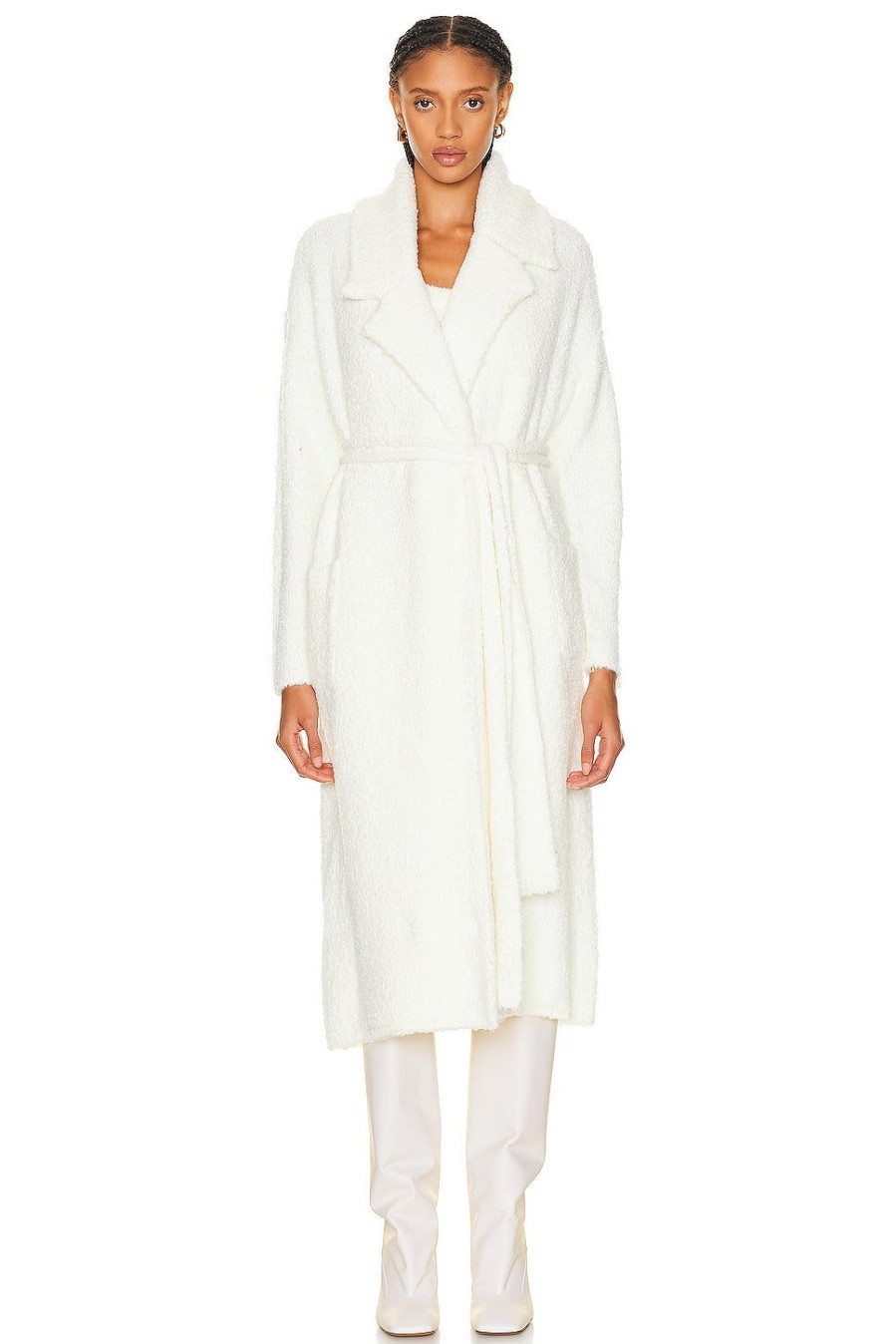 Women SER.O.YA Jackets & Coats | Athena Robe Winter White