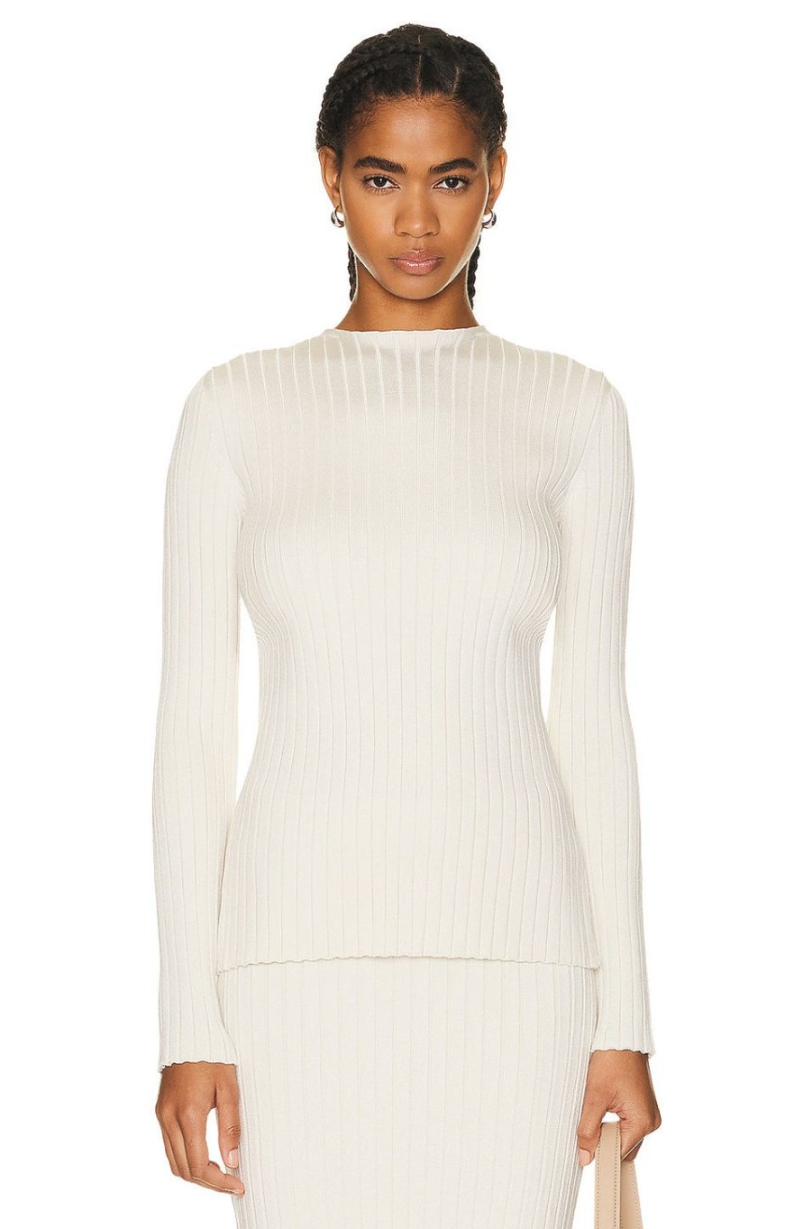 Women The Row Sweaters & Knits | Ash Top Latte