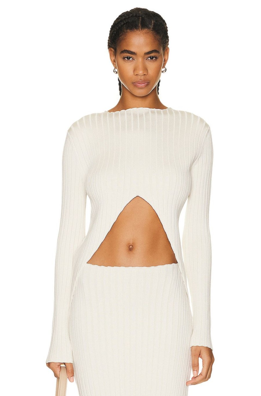 Women The Row Sweaters & Knits | Ash Top Latte