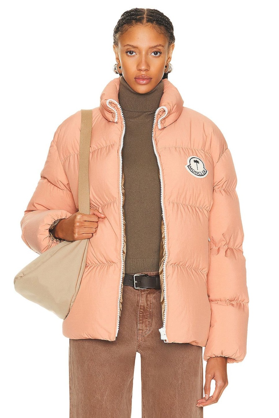 Women Moncler Genius Jackets & Coats | X Palm Angels Rodmar Jacket Pink