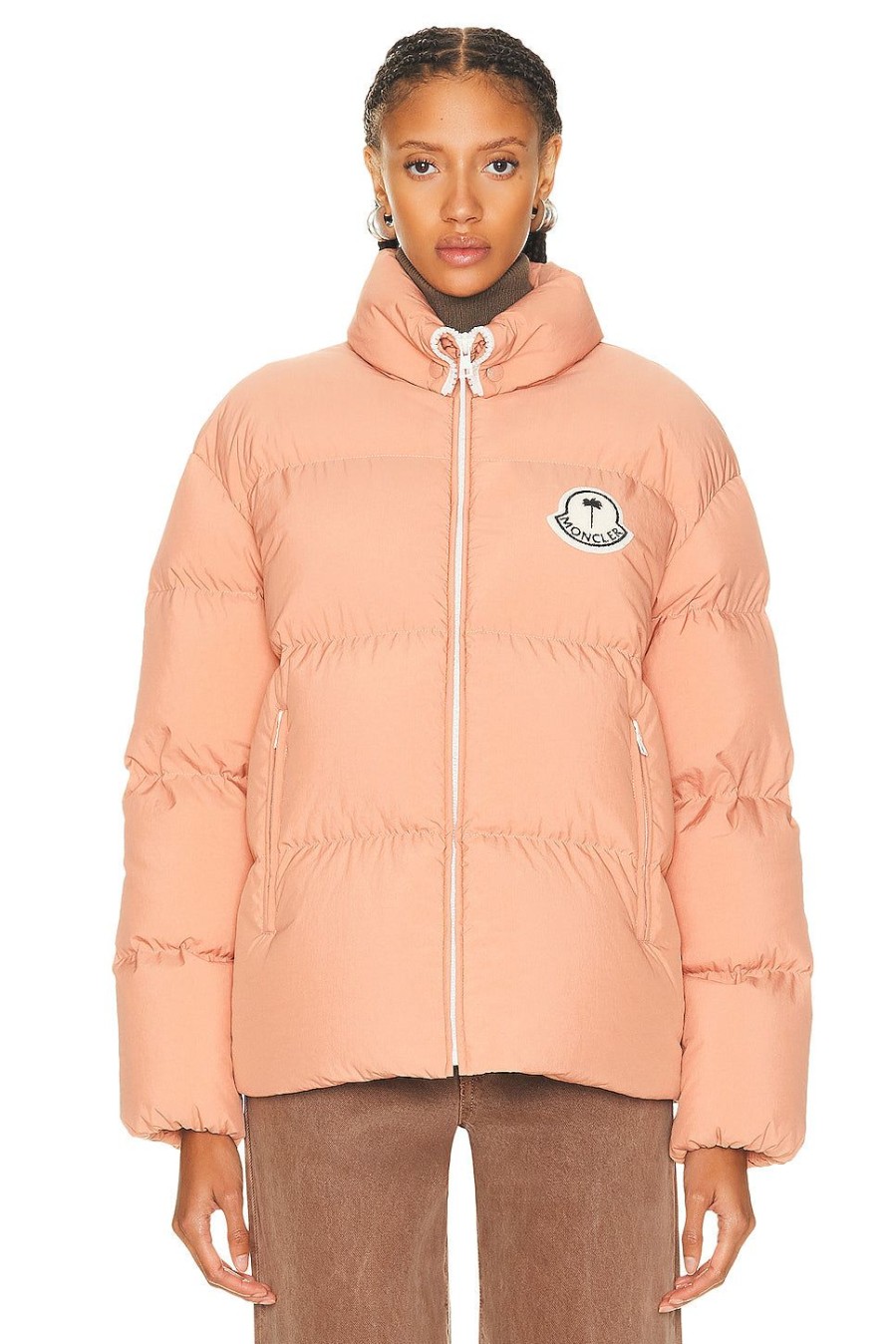 Women Moncler Genius Jackets & Coats | X Palm Angels Rodmar Jacket Pink