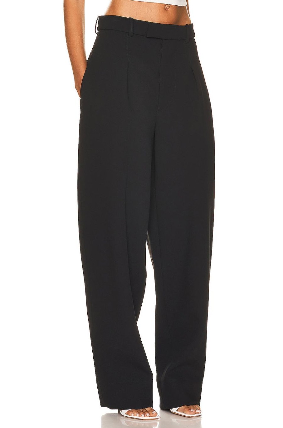 Women WARDROBE.NYC Pants | X Hailey Bieber Trouser Pant Black