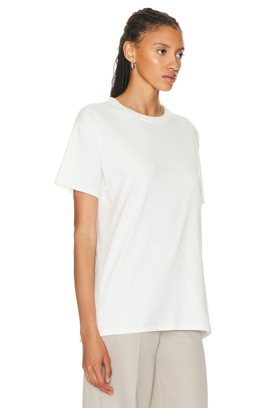 Women The Row Tops | Ashton Top Off White