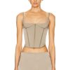 Women Miaou Tops | Kiko Corset Sage