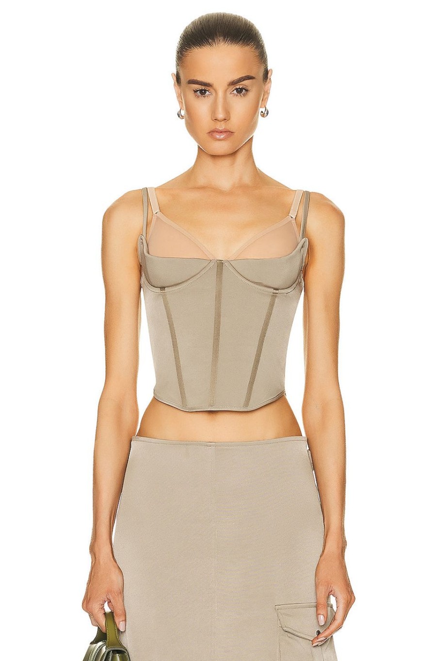 Women Miaou Tops | Kiko Corset Sage