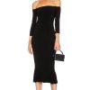 Women Norma Kamali Dresses | Off Shoulder Fishtail Dress Black