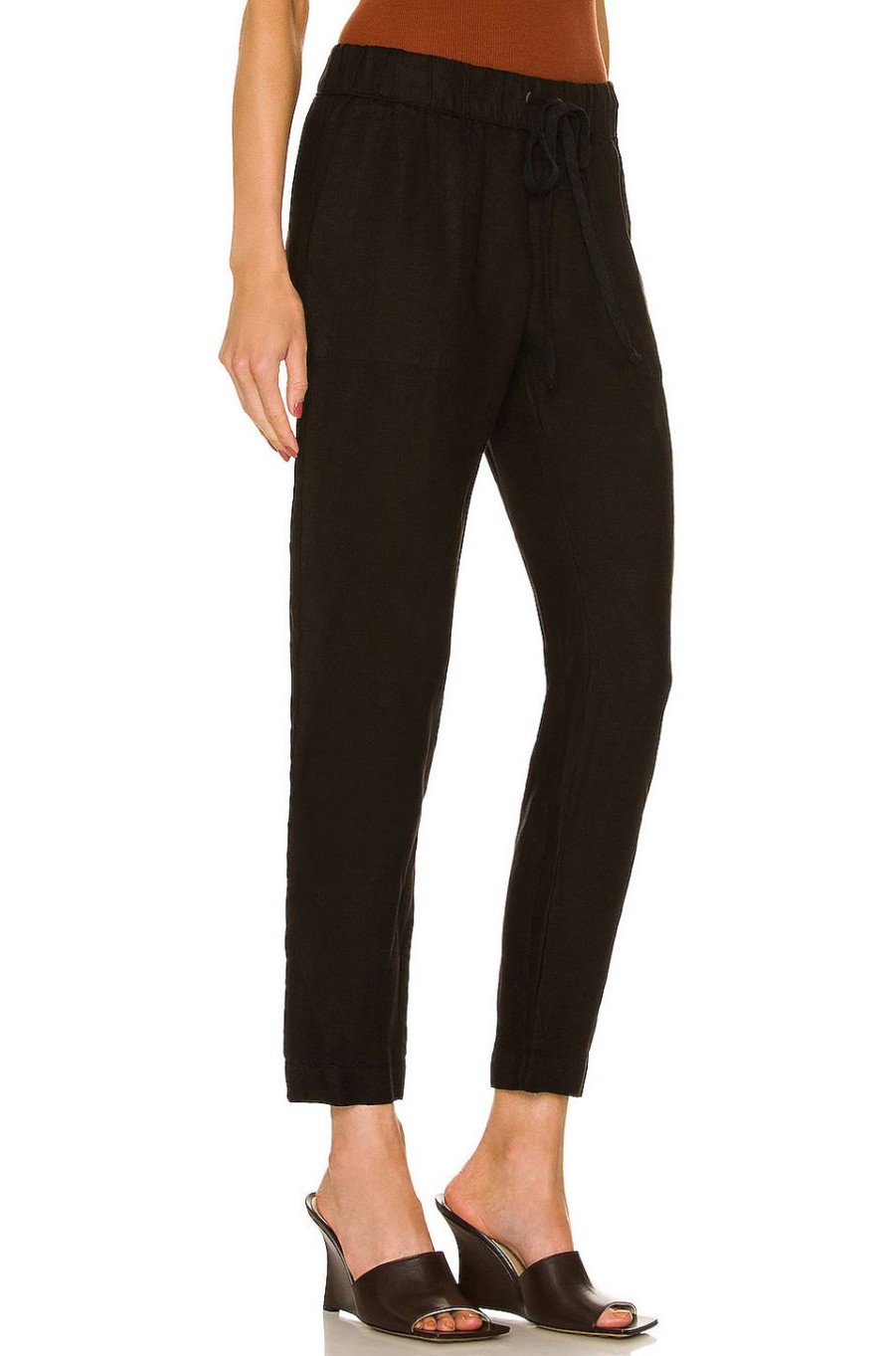 Women Enza Costa Pants | Easy Pant Black