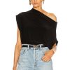 Women Norma Kamali Tops | Sleeveless All In One Top Black