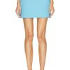 Women Ganni Skirts | Mini Skirt Ethereal Blue