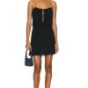 Women Saint Laurent Dresses | Jersey Mini Dress Noir