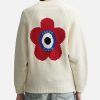 Women Kenzo Sweaters & Knits | Kenzo Target Wool Cardigan White