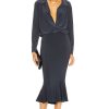 Women Norma Kamali Dresses | For Fwrd Boyfriend Shirt Fishtail Dress Pewter