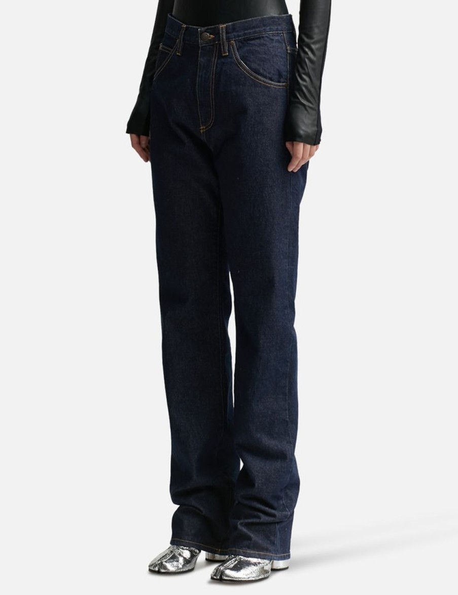 Women Maison Margiela Pants | Straight Leg Jeans Blue