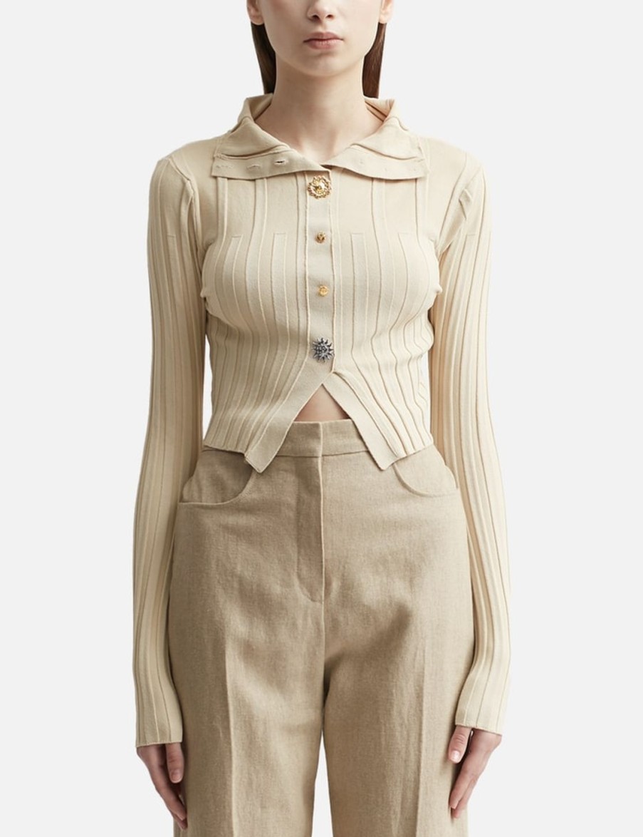 Women Jacquemus Sweaters & Knits | Le Cardigan Bando Beige