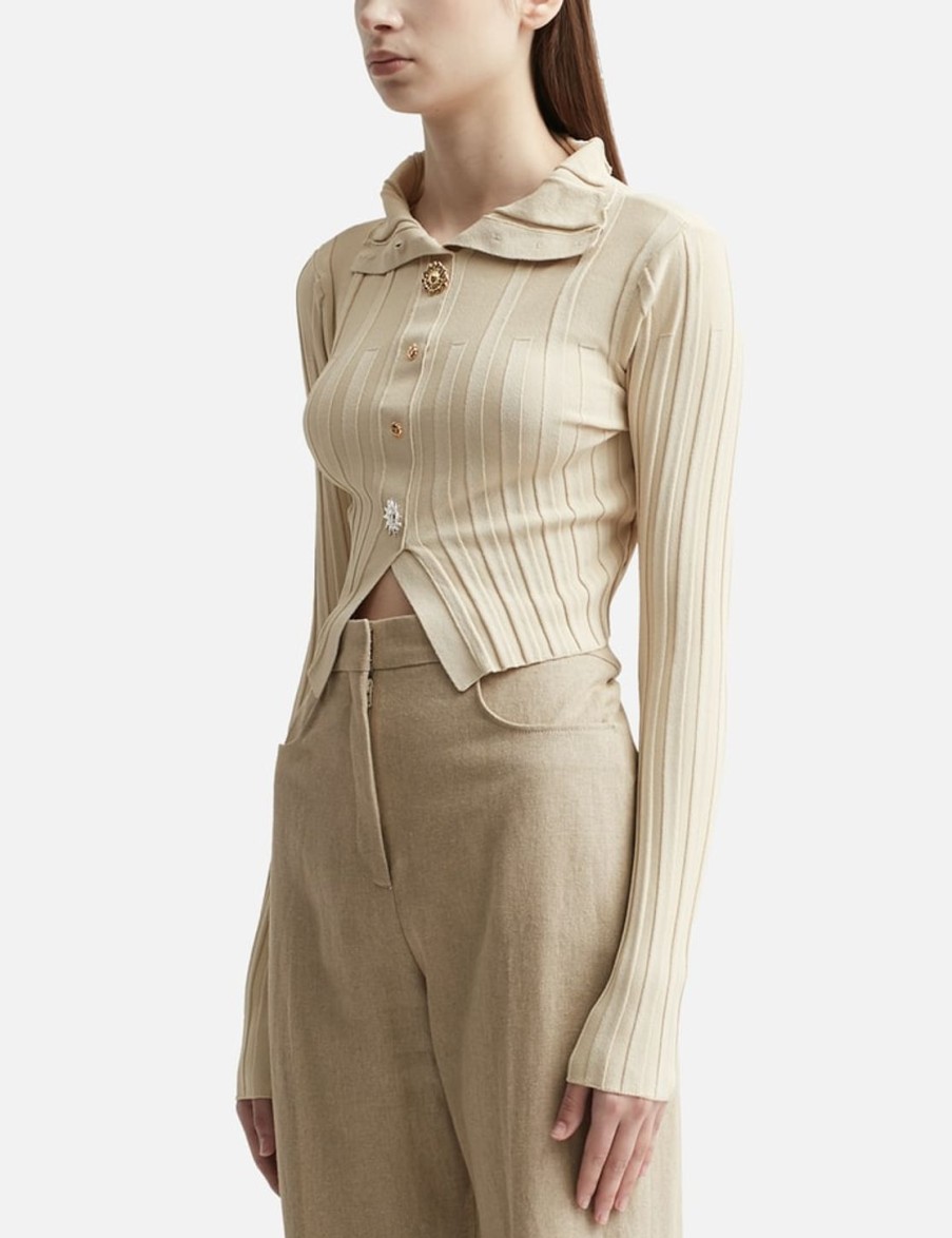 Women Jacquemus Sweaters & Knits | Le Cardigan Bando Beige