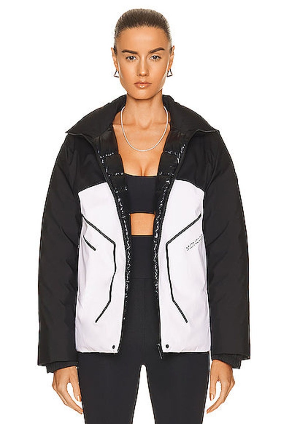 Women Moncler Jackets & Coats | Matt Black Barbat Jacket White