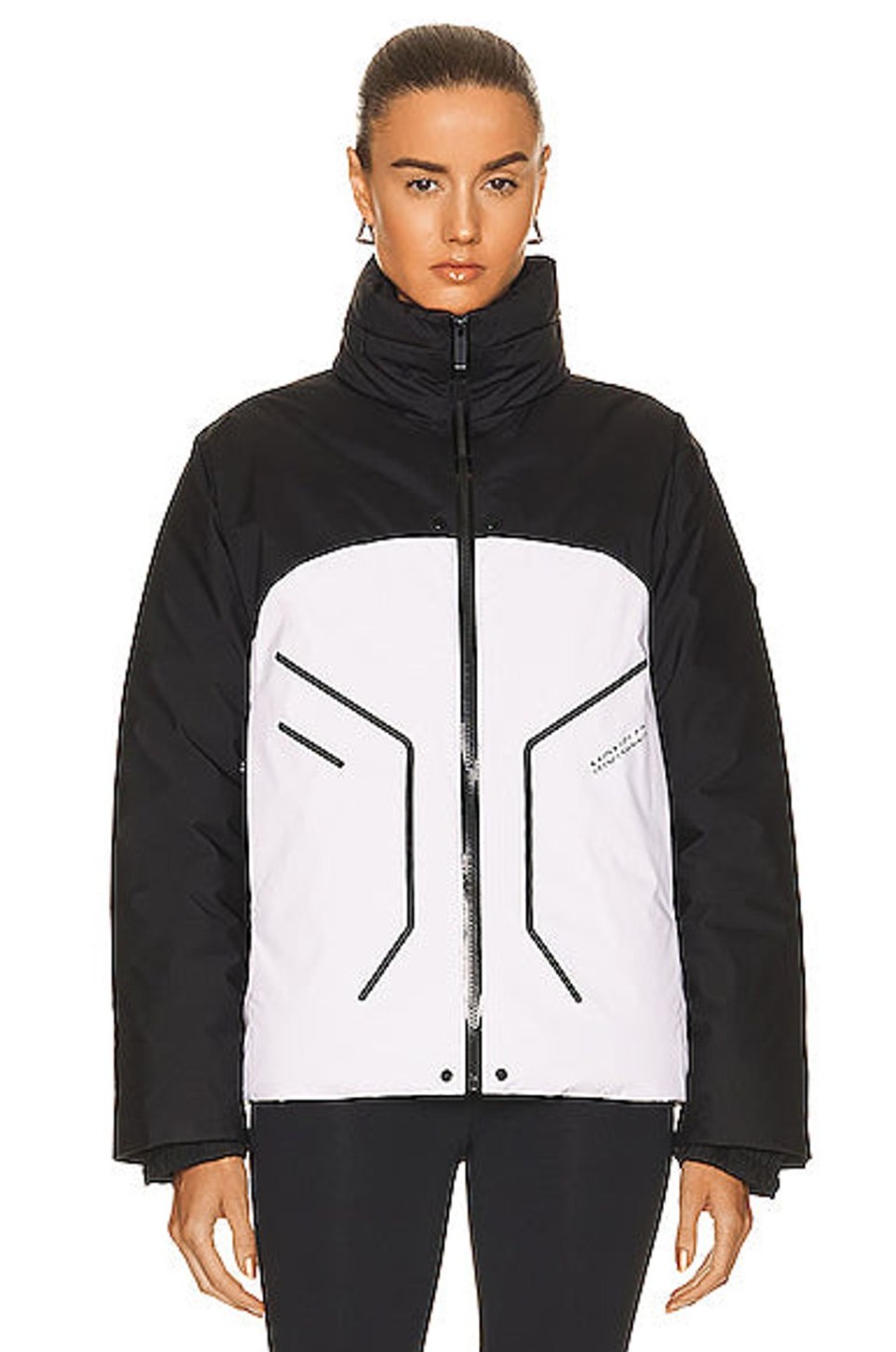 Women Moncler Jackets & Coats | Matt Black Barbat Jacket White