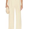 Women SIMKHAI Pants | Vianka Technical Cocktail Crepe Draped Relaxed Pant Dried Pineapple