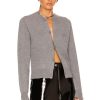 Women Acne Studios Sweaters & Knits | Solid Cardigan Grey Melange