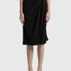 Women Jacquemus Skirts | La Jupe Bodri Skirt Black