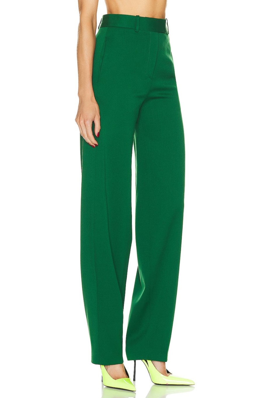 Women THE ATTICO Pants | Jagger Long Pant Emerald