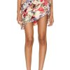 Women Zimmermann Skirts | Wonderland Frill Mini Skirt Spliced Multi Floral