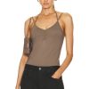 Women REMAIN Tops | Slim Ballerina Body Walnut