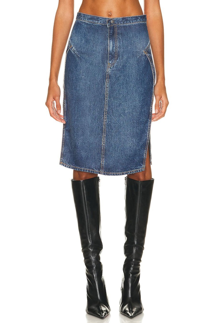 Women Diesel Skirts | Denim Skirt Blue