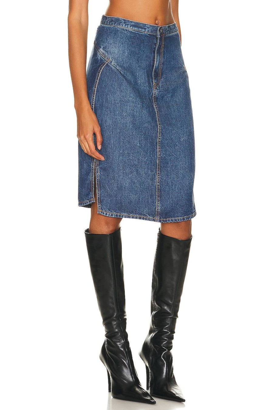 Women Diesel Skirts | Denim Skirt Blue