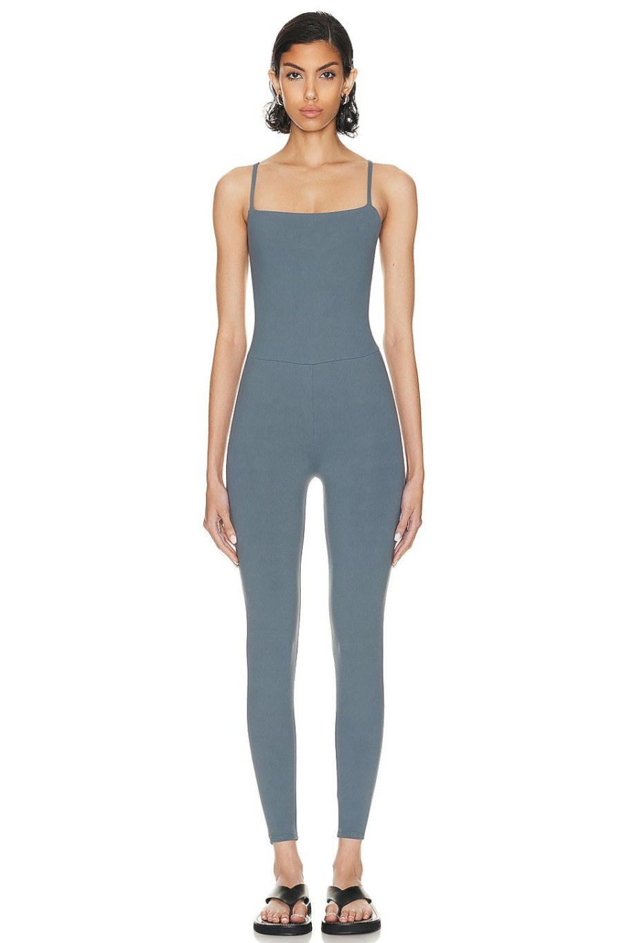 Women Live The Process Activewear | Senti Jumpsuit Blue Thistle