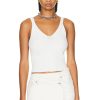 Women Helmut Lang Tops | Angela Tank Top Optic White