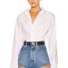 Women ALAÏA Tops | Corset Shirt Blanc