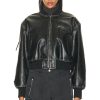 Women Acne Studios Jackets & Coats | Crop Jacket Black