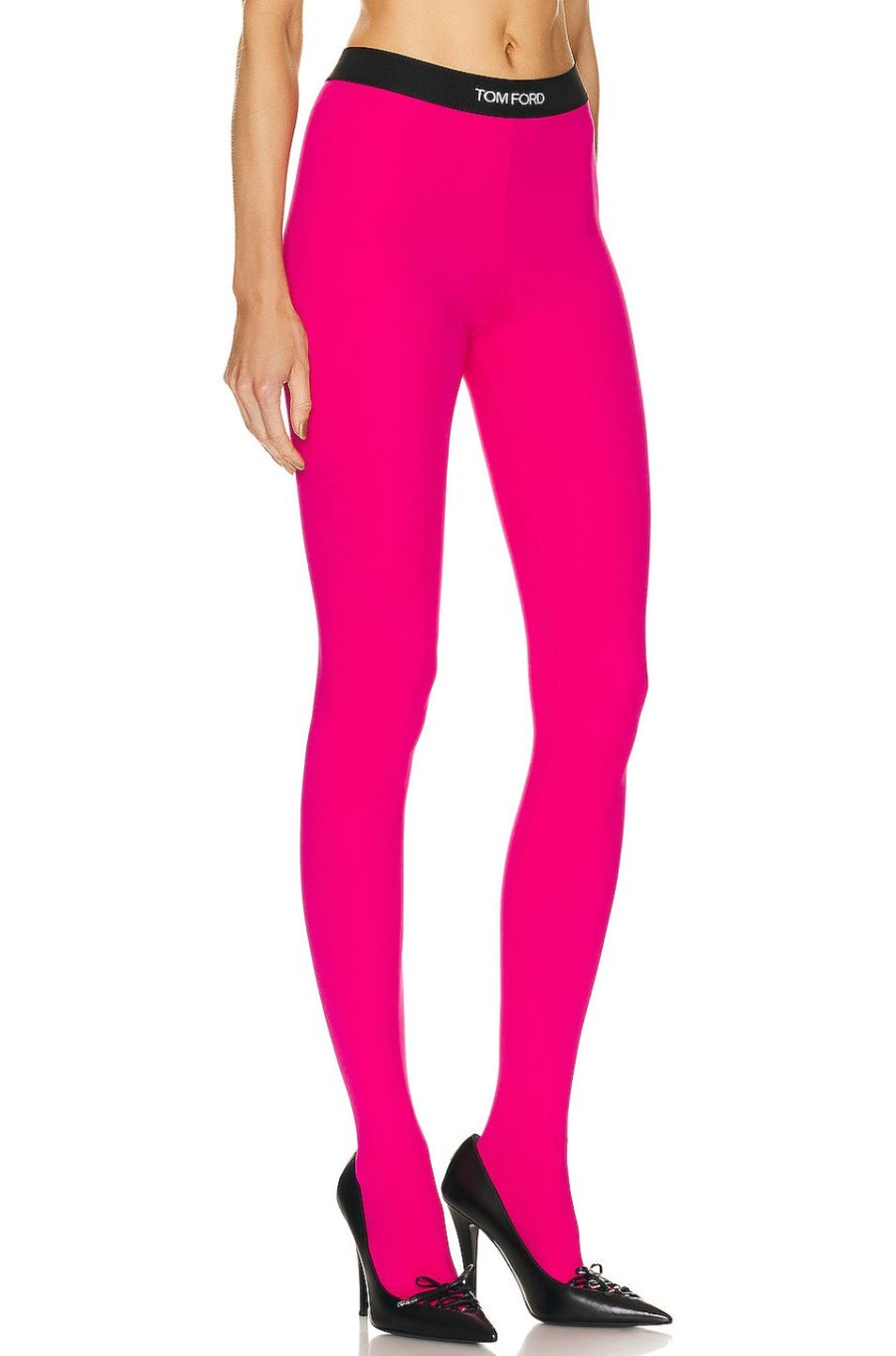 Women TOM FORD Pants | Glossy Legging Bright Fuxia