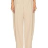 Women WARDROBE.NYC Pants | X Hailey Bieber Hb Trouser Beige