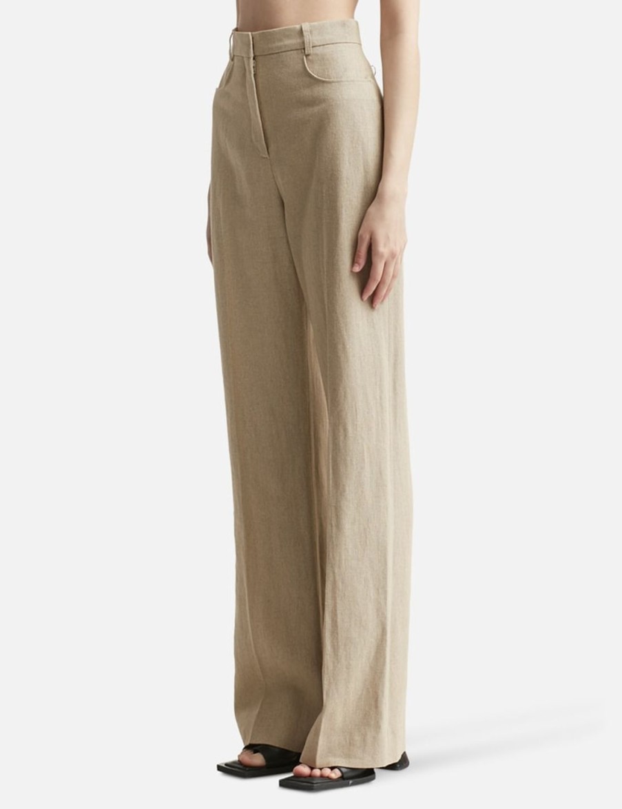 Women Jacquemus Pants | Le Pantalon Sauge Beige