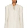 Women JACQUEMUS Jackets & Coats | La Veste D' Homme Blazer Light Beige