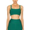 Women YEAR OF OURS Activewear | Ribbed Sports Bralette Malachite