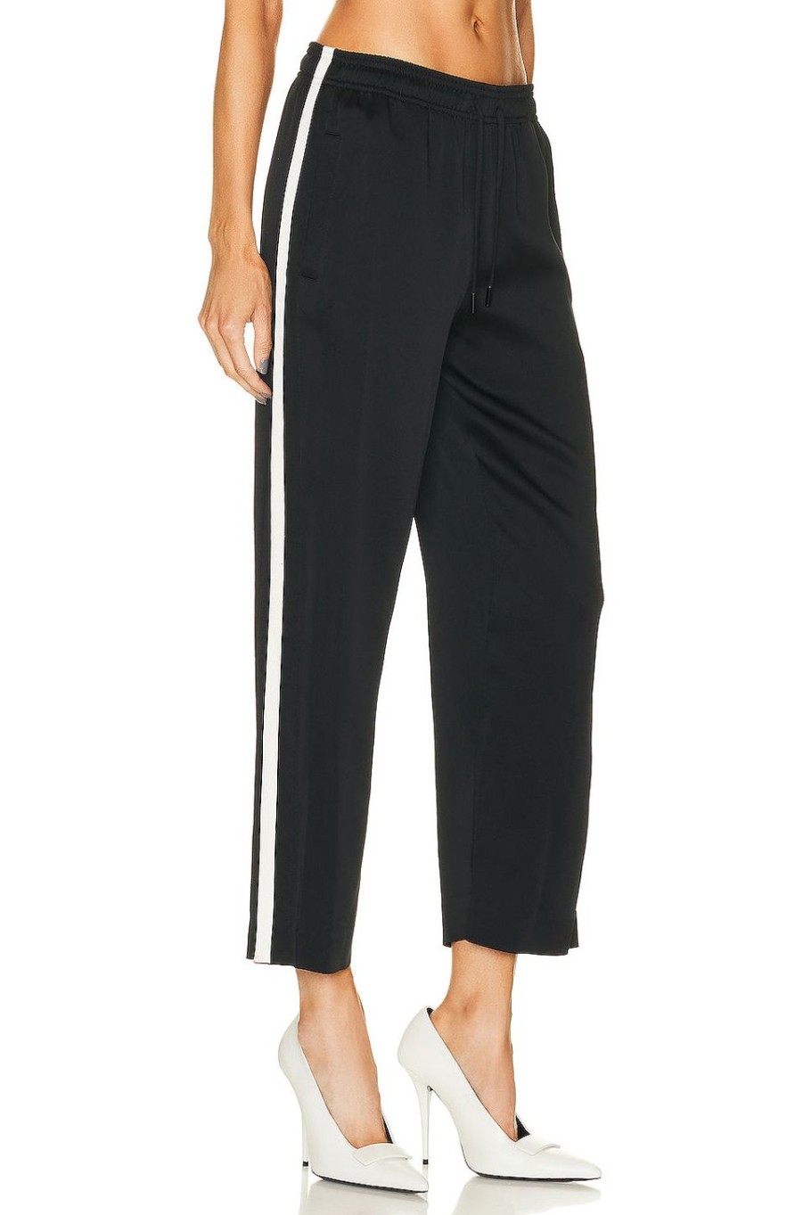 Women Saint Laurent Pants | Athletic Jogging Pant Noir