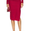 Women Christopher Esber Skirts | Venusa Midi Skirt Cherry