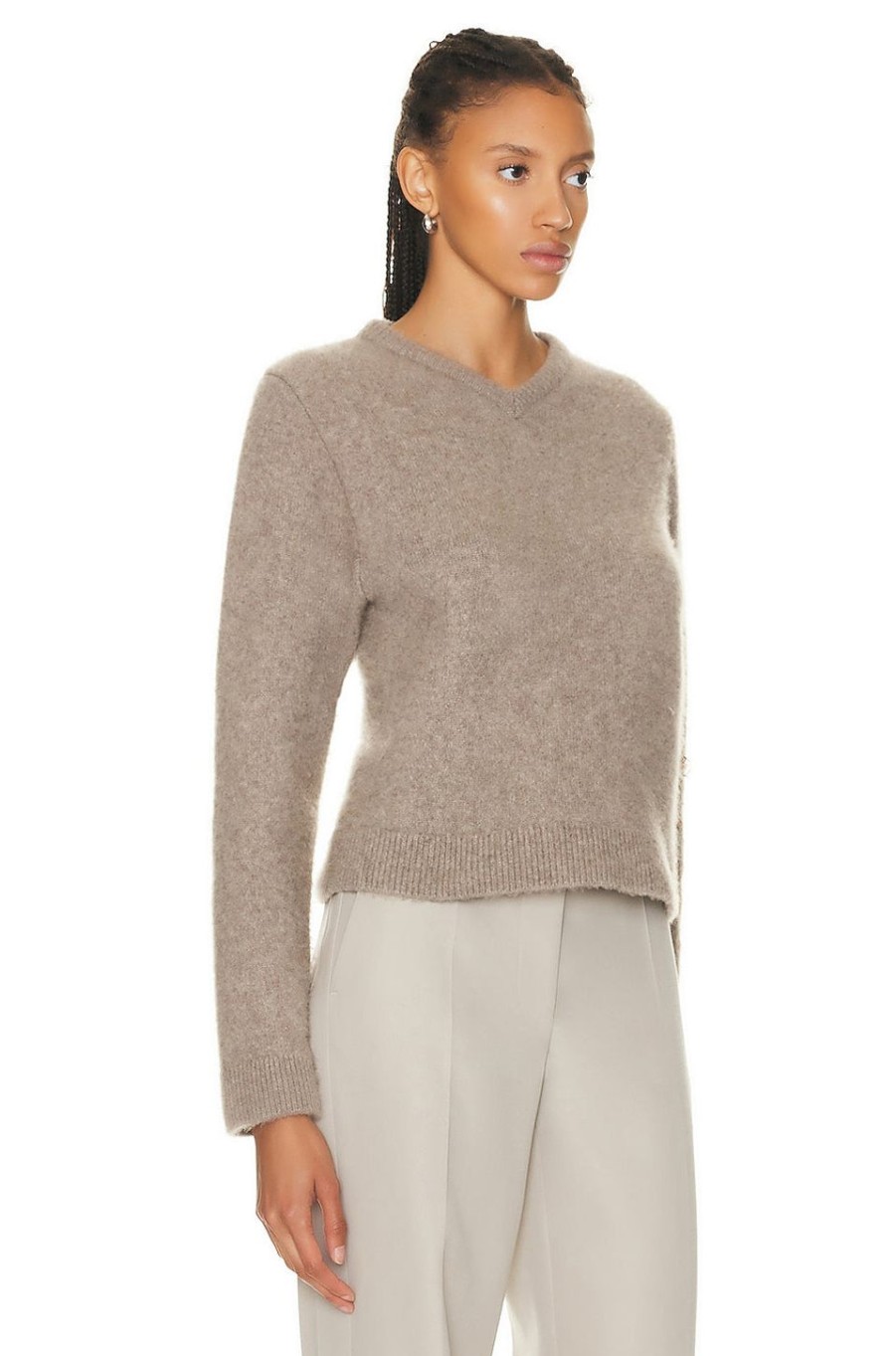 Women The Row Sweaters & Knits | Enrica Top Dirt Brown