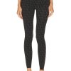 Women Valentino Pants | Toile Icongraphe Legging Ebano & Nero