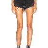 Women Alexander Wang Shorts | Bite Short Grey Aged