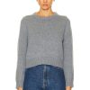 Women NILI LOTAN Sweaters & Knits | Poppy Sweater Medium Grey Melange