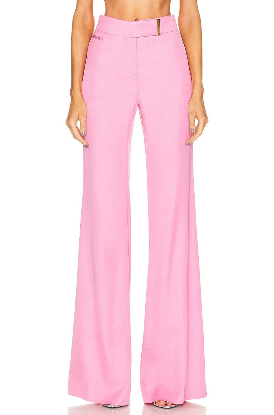 Women TOM FORD Pants | Wide Leg Pant Rose Bloom