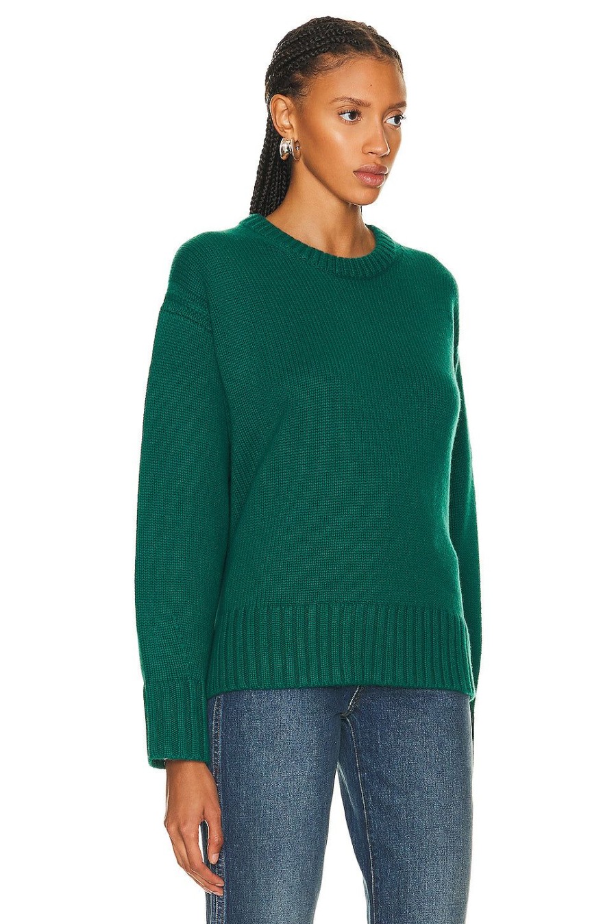 Women Guest In Residence Sweaters & Knits | Cozy Crew Sweater Forest